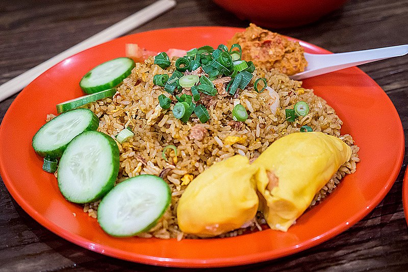 Fried Rice With Musang King Durian